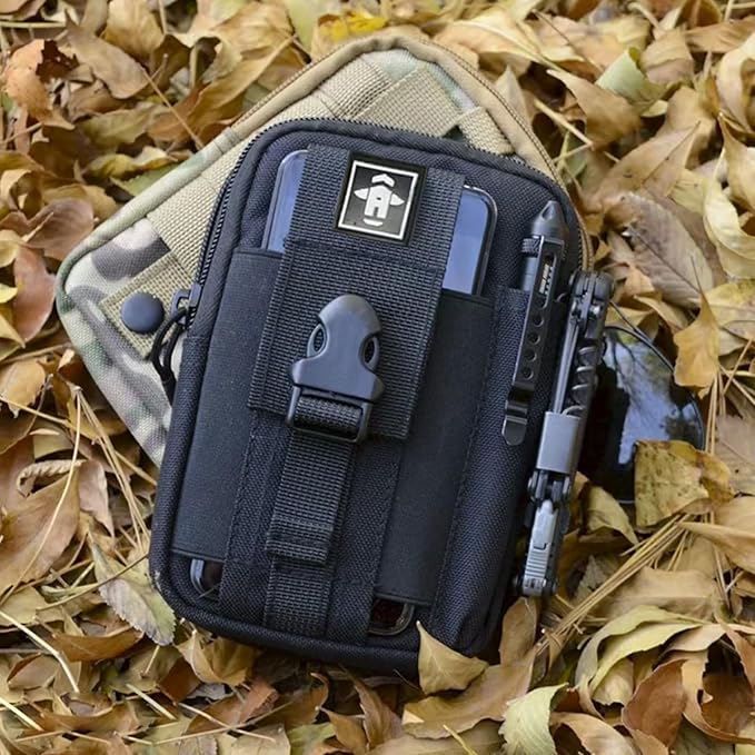 Tactical Waist Pack Molle EDC Cell Phone Bag Multifunctional Men's Shoulder Crossbody Bag Outdoor Toolkit Storage Bag
