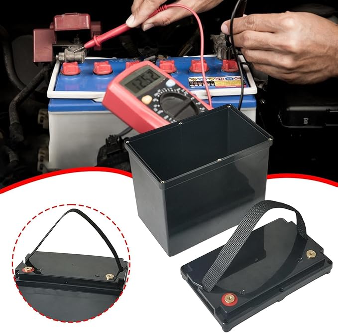 Battery Box Battery Case Practical Easy to Install Durability Professional Portable Accessory Replace for Solar Home Outdoor
