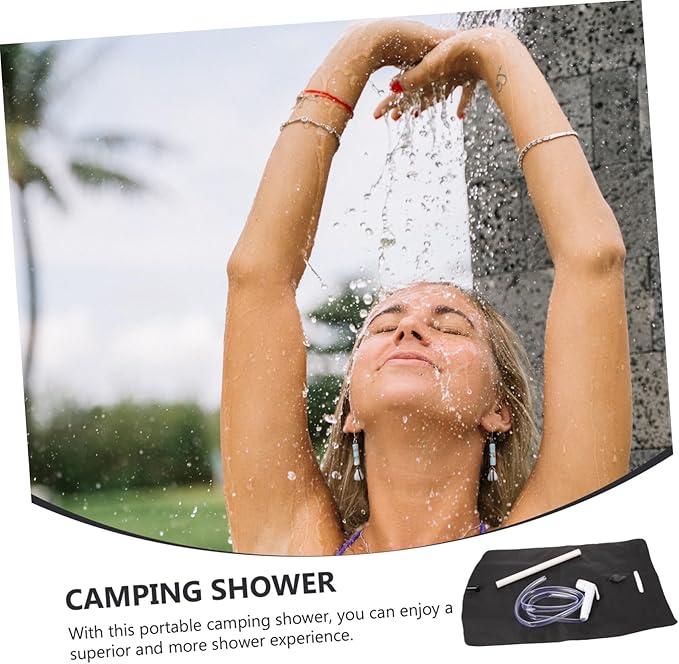 LIOOBO Lightweight Outdoor Shower Camping Bag Portable Shower for Camping Hiking and to Use and Store