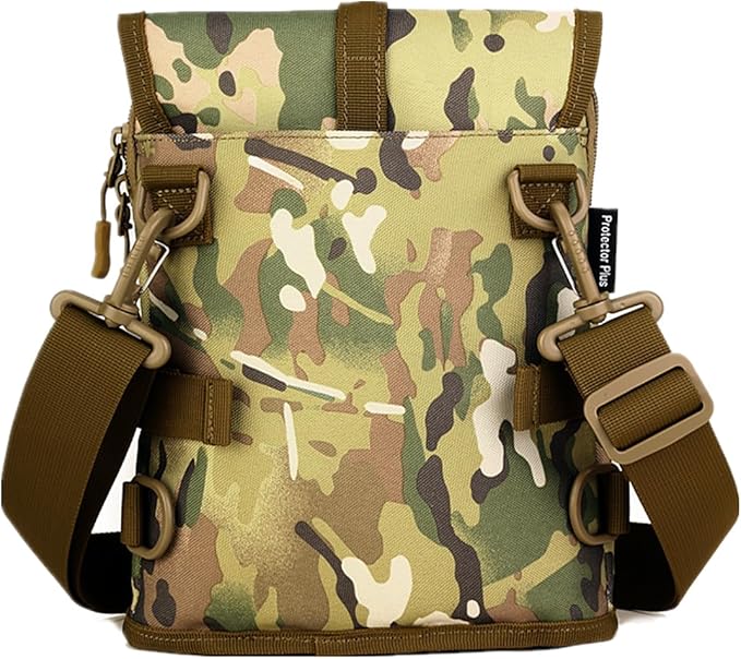 UNISTRENGH Tactical Sling Bag Military Daypack Casual Shoulder Bag Crossbody Duty Gear Molle Chest Pack for Hunting Fishing (CP-camouflage)