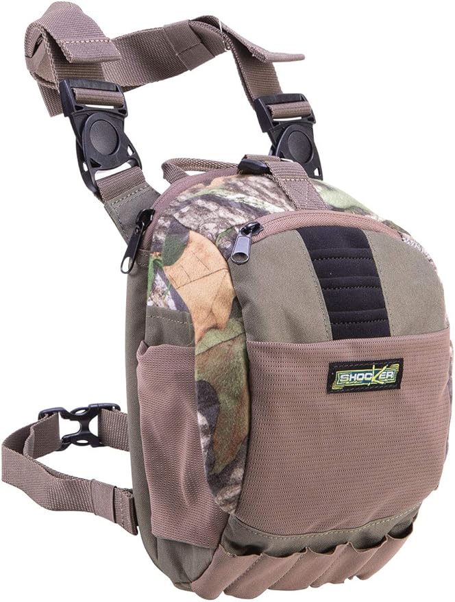 Allen Company Shocker Cut-N-Run Turkey Hunting Pack - 3in1: Thigh Pack Sling Pack Chest Pack - 9 Features 10 Inch/315 Cubic inches / 5.2 L Camo 19170 One Size