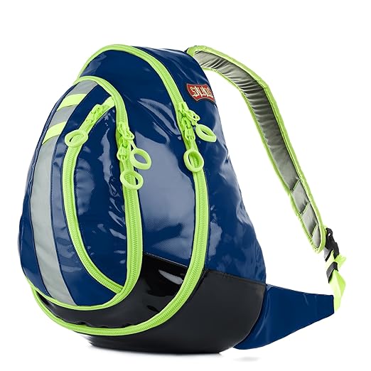 Statpacks G3+ Medslinger Soft Sling Medical Gear Pack Quick Access Bag for EMS Police Firefighters Athletic Trainers Blue
