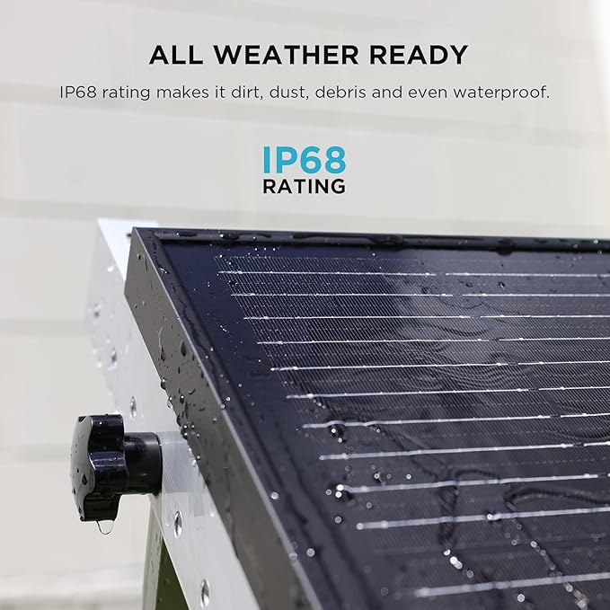 EF ECOFLOW 2PCS 100W 12V Solar Panels High Efficiency Monocrystalline PV Modules IP68 Waterproofing Ideal for RV&amp Marine Rooftop Farm Battery Power Kits &amp Ecosystem