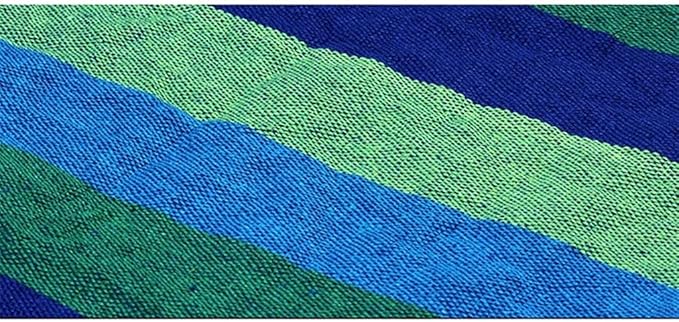 Portable Hammock Portable Canvas Hammock Camping Travel Hammocks Beach Swing Bed for Outdoor Beach Garden Backyard for Backpacking Beach (Color : Blue)