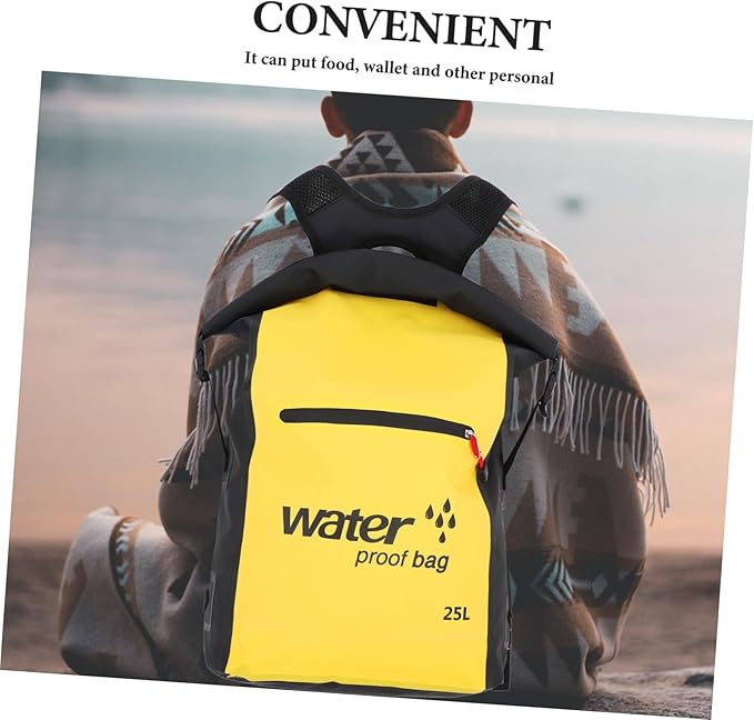 VANZACK Professional Waterproof Design 25l Dry Bag Backpack Beach Bag Tote Pvc Material for Outdoor Activities