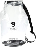 geckobrands Tarpaulin Dry Bag – Waterproof PVC Bag with Carabiner for Secure Storage for Boating Kayaking Camping