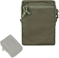 Tactical Tall GP Pouch - Large Capacity MOLLE General Purpose Utility Pack Abdominal/Back Panel Storage Bag for Hunting Tactical Gear(Ranger Green)