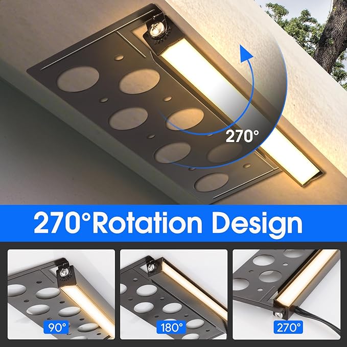Energetic 7 Inch Retaining Wall Lights Outdoor LED Step Lights 4W Low Voltage Landscape Lighting Waterproof Hardscape Lighting 12V-24V AC/DC 3000K Warm White with Wire Breakers FCC 12 Pack
