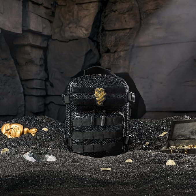WOLFpak 9L Mini Tactical Backpack (King Cobra) | Compact Small Everyday Carry Bag for Gym School Travel | Durable Water-Resistant Daypack with Molle System and Patch Panel