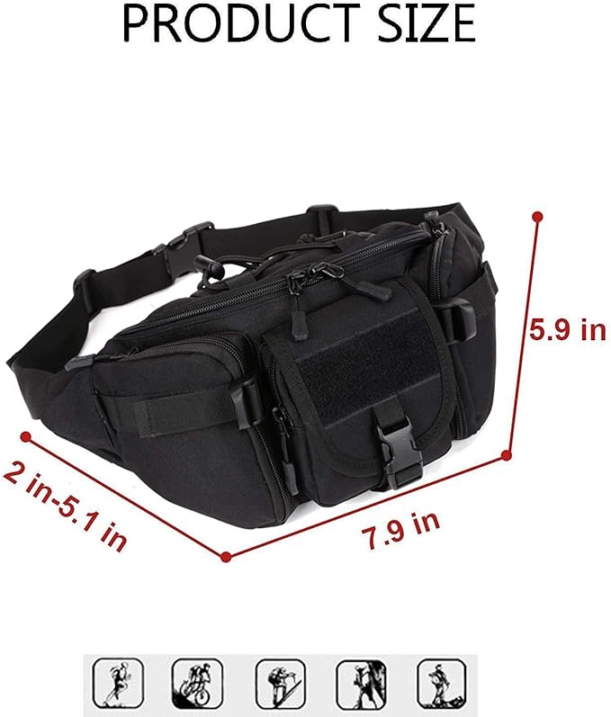 CREATOR Tactical Waist Pack for Men &amp Slingshot Ammo Pouch