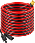 Solar to XT60 Charge Extension Cable 35FT 12AWG XT60 Solar Cable for Portable Power Station Battery Pack