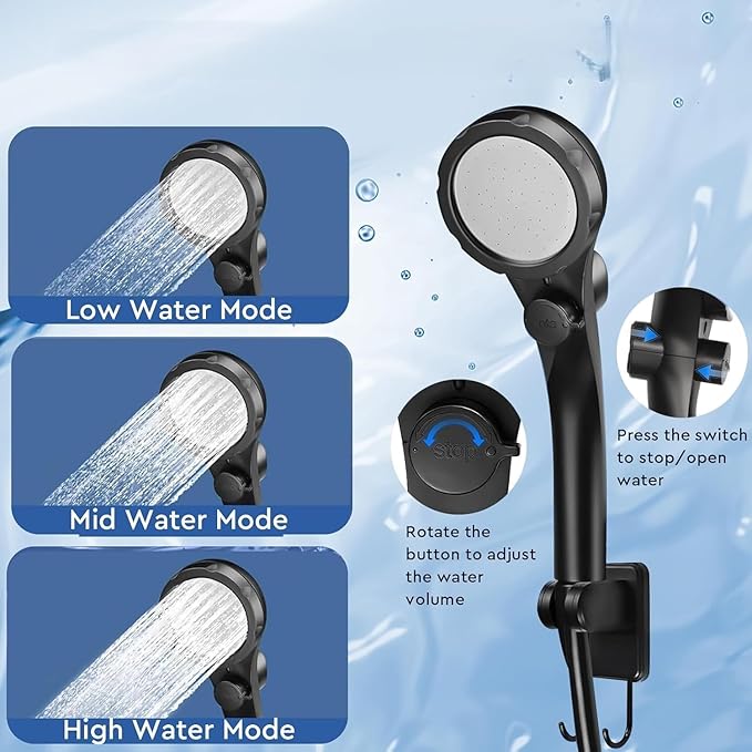 Car Portable Shower for Toyota Corolla 2000-2025 Portable Camping Showers with Heater Automotive Portable Shower Outdoor Hiking Shower