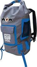 WOW Sports H2O Proof Dry Backpack 35 Liters Blue 18-5110B