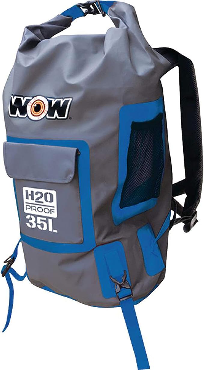 WOW Sports H2O Proof Dry Backpack 35 Liters Blue 18-5110B