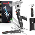18 in 1 MultitoolBlackProfessional Stainless Steel Multitool Pliers with Replaceable Alloy Steel Blades Wire CuttersBottle OpenerApply to SurvivalCamping &amp Huntingfor Father's Day gift