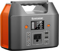 EnginStar Portable Power Station 150W 155Wh Solar Generator 110V 42000mAh Portable Power Bank w/AC Outlet 6 Outputs External Battery Backup LED Light for Outdoor Camping