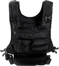 Heavy Duty Adventure Chest Pack Vest for Outdoor Travel Backpacking Training Essential Multi Compartment Running Pack