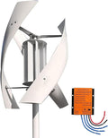 3000W Garden Vertical Wind Turbine Generator Kit Three-Phase AC Vertical Wind 12V 24V 48V 220V Wind Turbine with MPPT Controller for Home Industrial Energy Equipment 220V