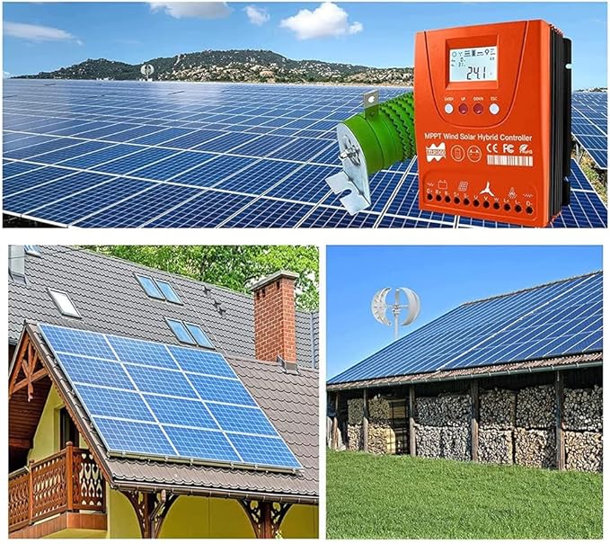 3000W 12V 24V 48V 0~1500W Wind 0~1500W Solar MPPT Wind Solar Hybrid Controller Pioneer Version Charge Lithium &amp Lead Acid Gel Battery