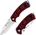 iFIELD Bushcraft Hunting Folding Knife EL29090 3.6 7CR17MOV Blade (54-57 HRC) G10 Handle Satin Finish Lightweight Outdoor Tool for Camping &amp Fishing