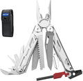 ROCKTOL SK04 Multitool 14C28N Blade 22-in-1 Multi-tool Pliers with Fire Starter Emergency Whistle Glass Breaker Safety Locking and Nylon Sheath for Survival Camping multitool for men
