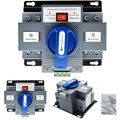 2PCS 110V 2P 63A Dual Power Automatic Transfer Switch CE Certified Generator Changeover Switch ATS 50Hz/60Hz
