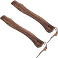 Kisangel 2pcs Wooden Hatchet Handle Replacement Ergonomic Fire Axe Grip 33cm Solid Wood Non-Slip Outdoor Camping Axe Accessory
