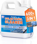 Teexpert Solar Panel Cleaner (32oz Makes 150 Gallons) Ultra Concentrated Glass &amp Solar Panel Cleaning Pro Streak-Free Ultra Quick Dry Remove Dirt Dust Droppings Oils Fingerprints &amp Water