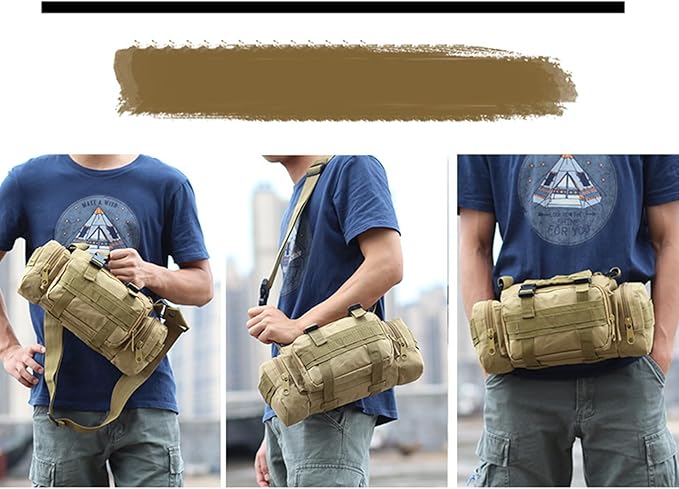 Deployment Bag Tactical Waist Pack Small Sling Pack Hand Carry Bag Handlebar Bag