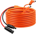 35FT Solar Panel Connectors to DC 8mm Adapter Cable 12AWG+14AWG Solar Cable Cord with DC8020/7909Compatible with Jackery AnkerGZ YetiBLUETT Portable Power StatioSolar Generator