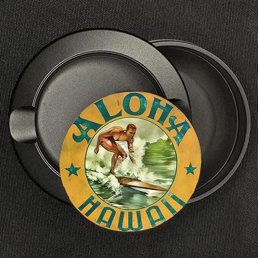 Metal Zyn Container - Metal Zyn Holder - Zyn Metal Can - Metal Container for Zyn Holder - Metal Zyn Pouch Cans - Smell Proof Container for Zyn - Metal Zyn Pouch - Aloha Hawaii Surfing