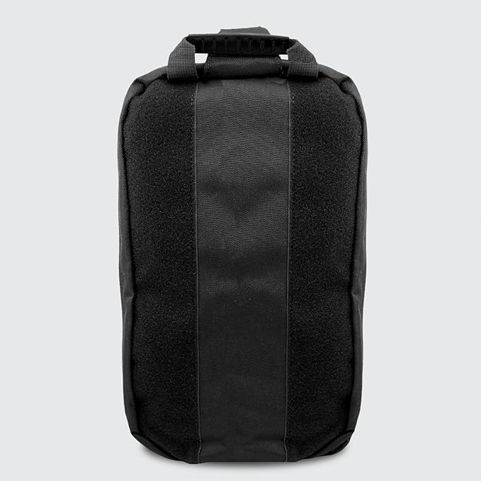 MediTac Large Hawk Type Tactical Trauma Bag Feat. Hook-and-loop Fastener Bag Backpack MOLLE Bag Rucksack Pack - Black