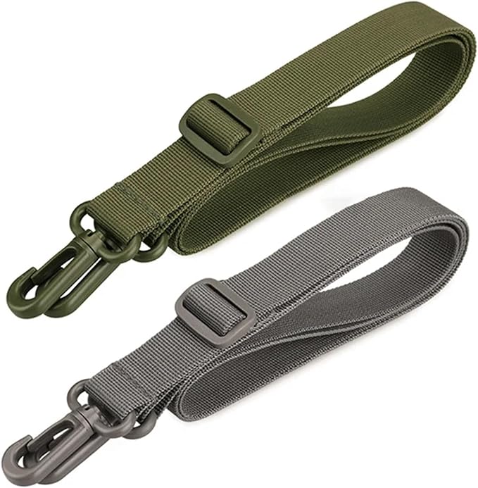 Fanny Pack Extender Strap 4pcs Tactical Multi-Function Shoulder Strap Adjustable with Pouch for Outdoor &amp Hunting Belt(Gray)