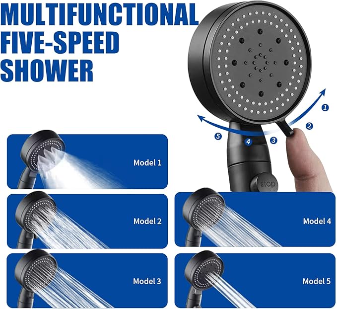 Tankless Water Heater 4.74GPM 18L Outdoor Portable GasHot Water Heater Instant Propane Water Heater with Digital Display Multi-Protection for Camping Trips Boat Cabins Black