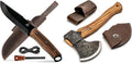 BeaverCraft BSH4F Bushcraft Knife AX3 Camping Hatchet Axe Tool Wood Splitting Axe