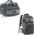 Tactical Range Bag Middle Size + Tactical Lunch Backpack (Grey)