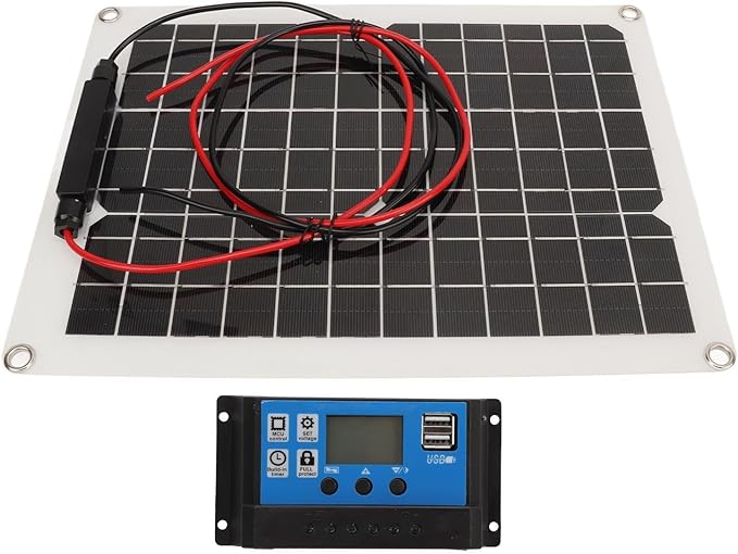 300 Watts 12 Volt/24 Volt Solar Panel Kit High Efficiency IP67 Solar Panel and Solar Charger Controller for RV