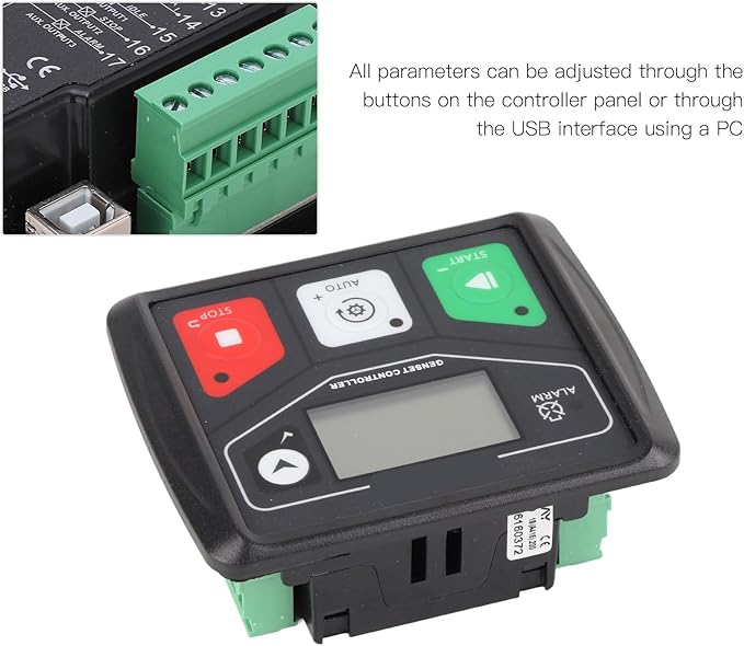 DC30D Generator Controller Automatic Genset Controller Panel Intelligent Generator Control Module Professional Accessories for Use