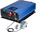 TINGEN 1000W Grid Tie Inverter with LCD Display Solar Panel DC Input 26V-45V Battery Voltage 24V AC Output 90V-140V