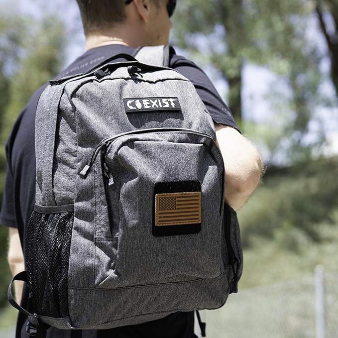 LA Police Gear LAPG Commuter Backpack Hydration Compatible Small Backpack - Black
