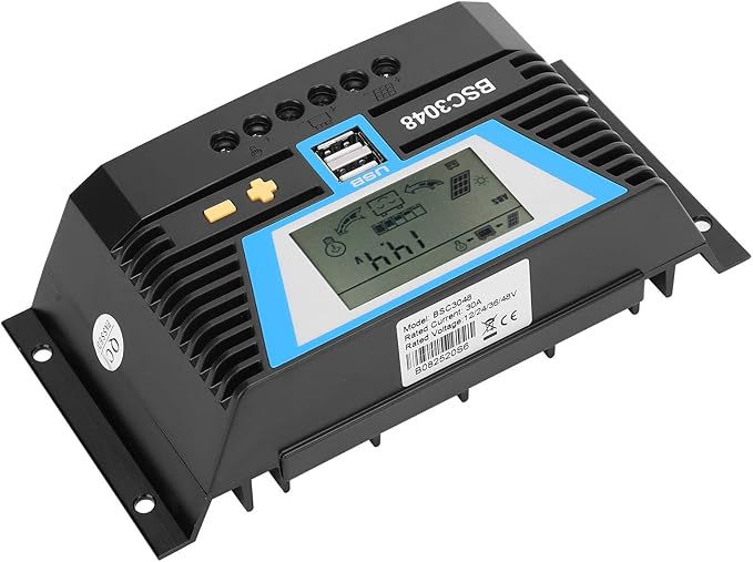 30A 12V/24V/36V/48V Solar Controller for Variety Batteries BSC3048 Charging Control Intelligent Regulator