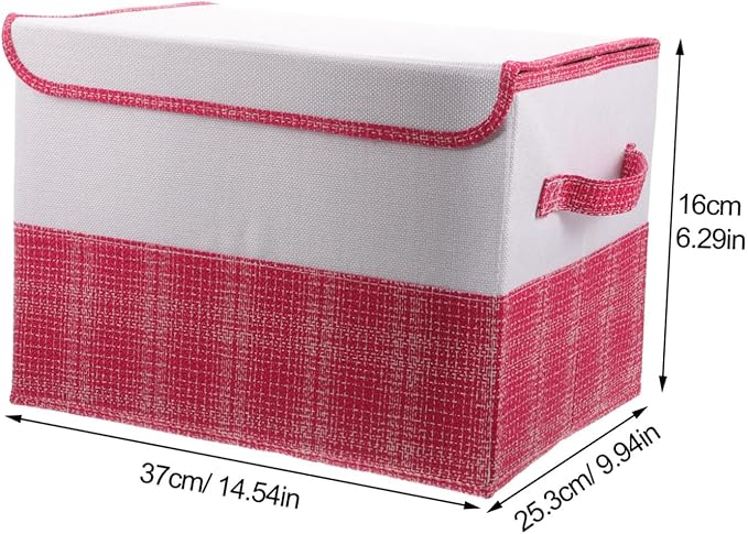 Cotton Non-woven Fabric Storage Box Lid Design Clothes Storage Container Organize Your Home Toys Organizer