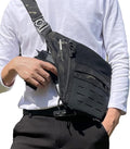 Concealed Carry Sling Bag for Men Chest Holster Bag of Pistols Anti-Thief Crossbody Daypack Personal Pocket Sling Pack