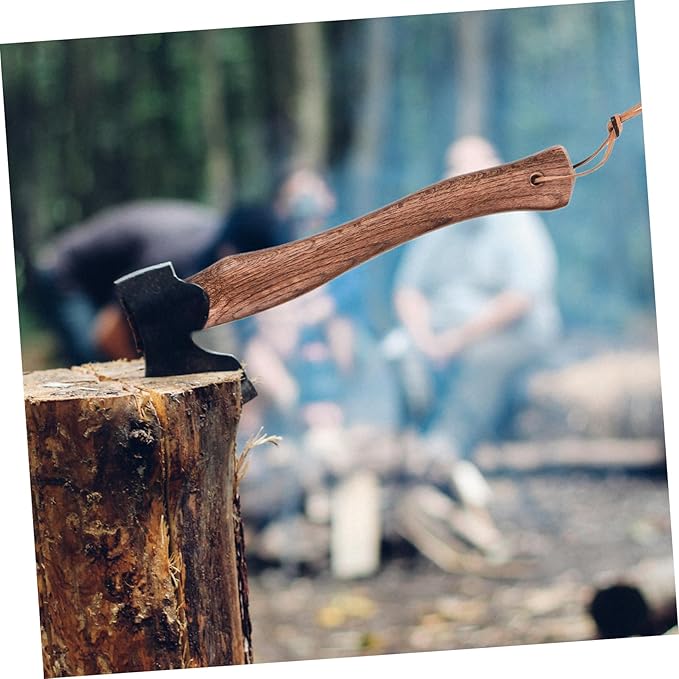 UPKOCH 2pcs Wooden Axe Handle Replacement Ergonomic - Grip for Camp Hatchet and Fire Axe Easy Replacement Handle for Tool Restoration and Gardening Use