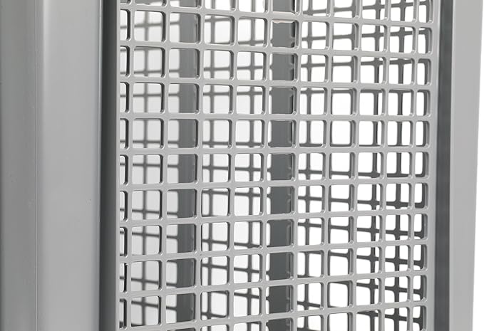 Hudson Exchange 24 x 16 x 16 (2 Pack) Mesh Straight Wall Handled Storage Container Tote Gray