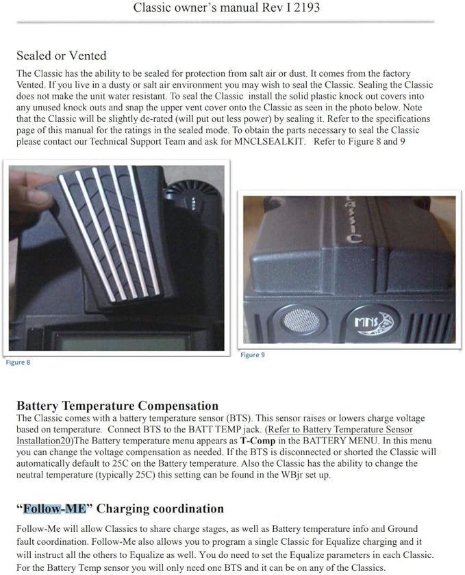 MidNite Solar CLASSIC 250 MPPT Solar Charge Controller 250V