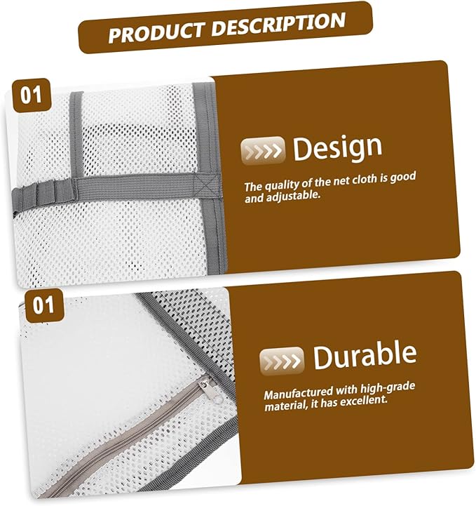 DOITOOL 2pcs Beach Bag Handbags Outdoor Toy Sand Toys Portable Mesh Shower Bag Travel Supplies High Capacity