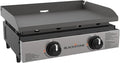 Blackstone 1666 22” Tabletop Griddle with Stainless Steel Faceplate Powder Coated Steel Black