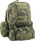 Outdoor Oxford cloth backpack hiking tactical bag hiking combo backpack men's camping travel bag