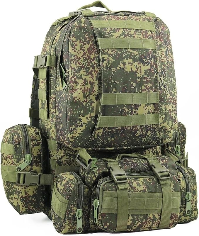 Outdoor Oxford cloth backpack hiking tactical bag hiking combo backpack men's camping travel bag